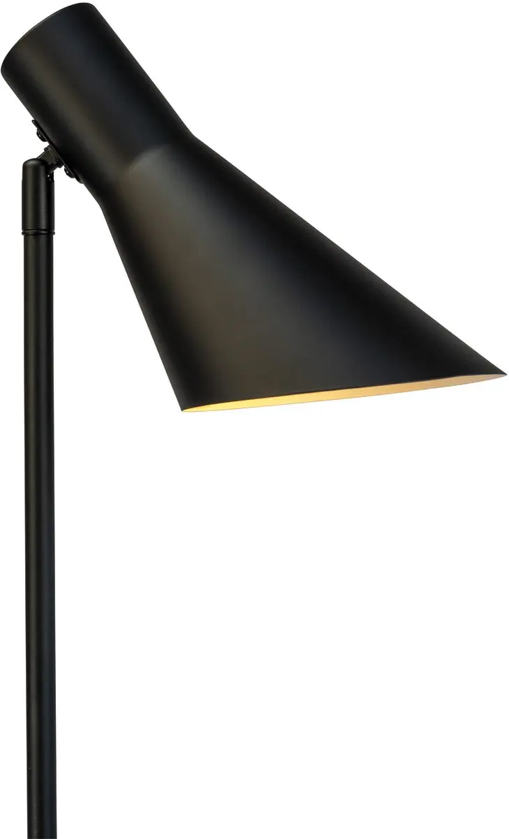 Dyberg Larsen DL12 Vloerlamp - Ø25cm - Zwart