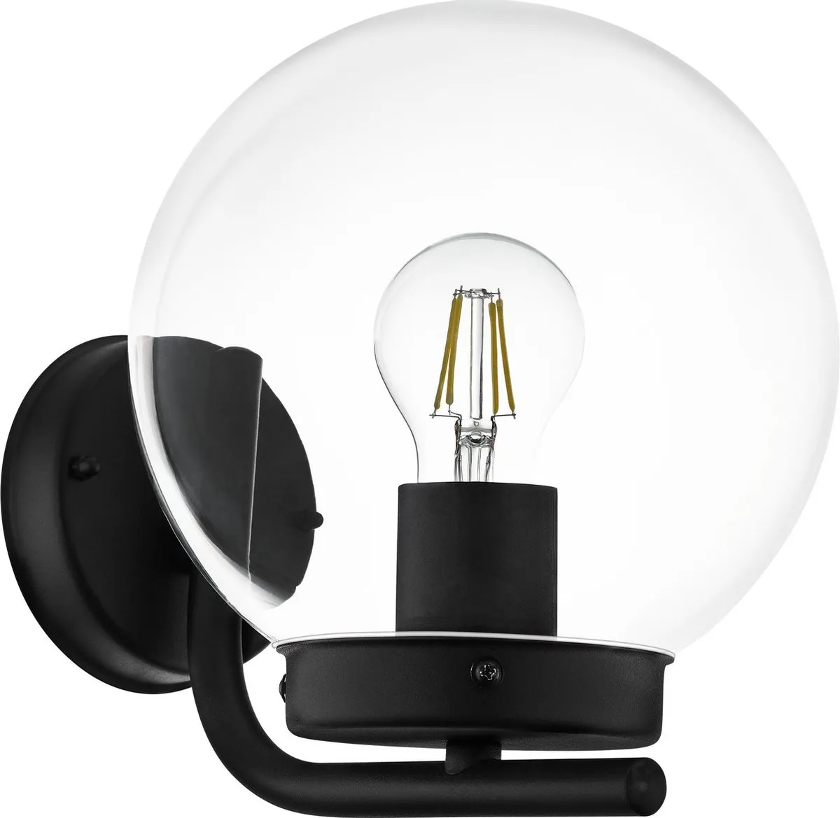 Eglo Taverna Wandlamp Buiten E27 - 23cm - Zwart