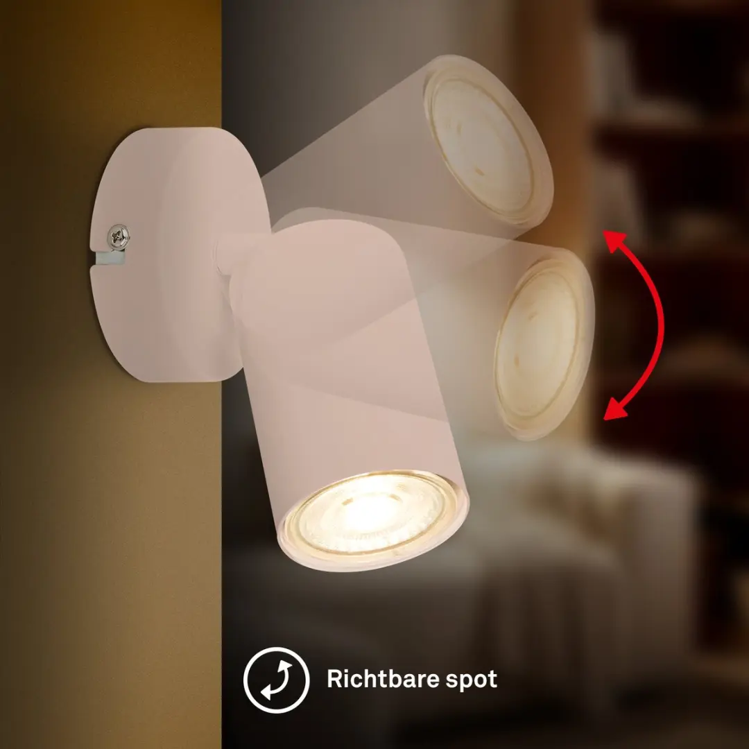 Briloner Tib Opbouwspot GU10 - 8cm - Beige
