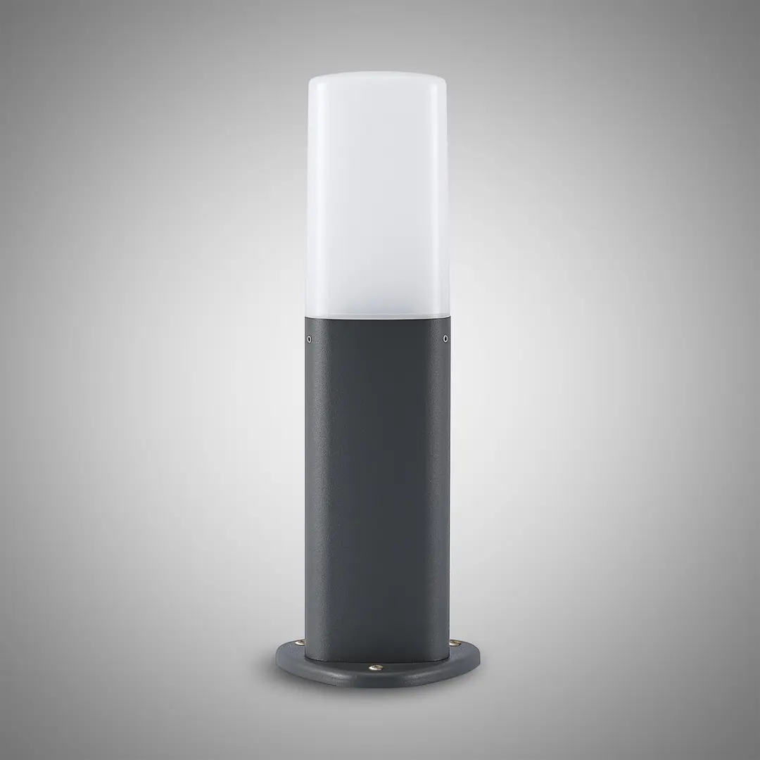 Lucande Sokkellamp E14 - 20W - Antraciet/Wit