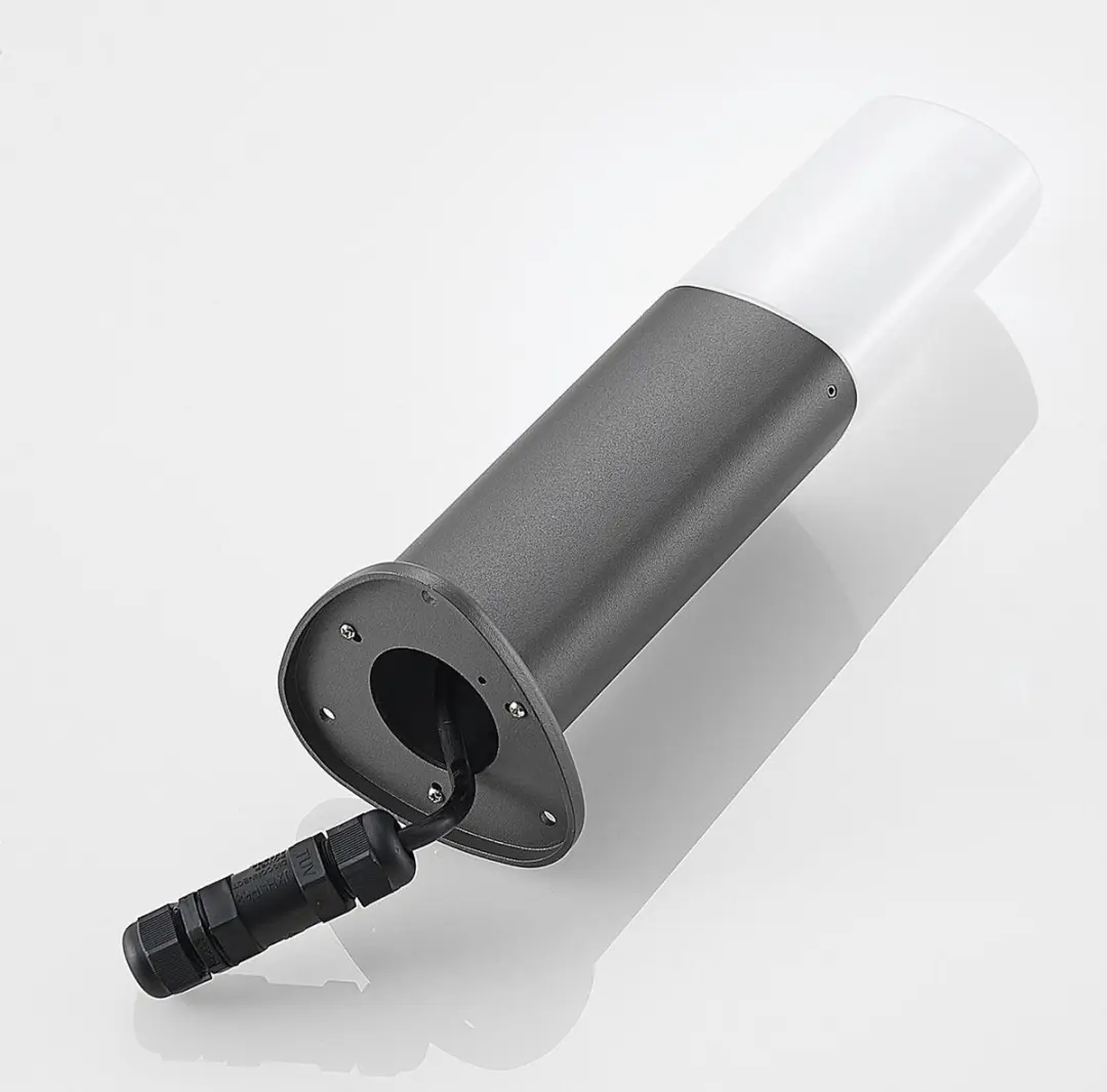 Lucande Sokkellamp E14 - 20W - Antraciet/Wit