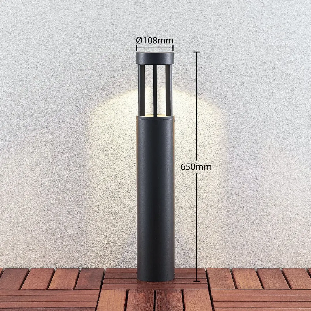 Lindby LED Buitenlamp 6.5W - Donkergrijs