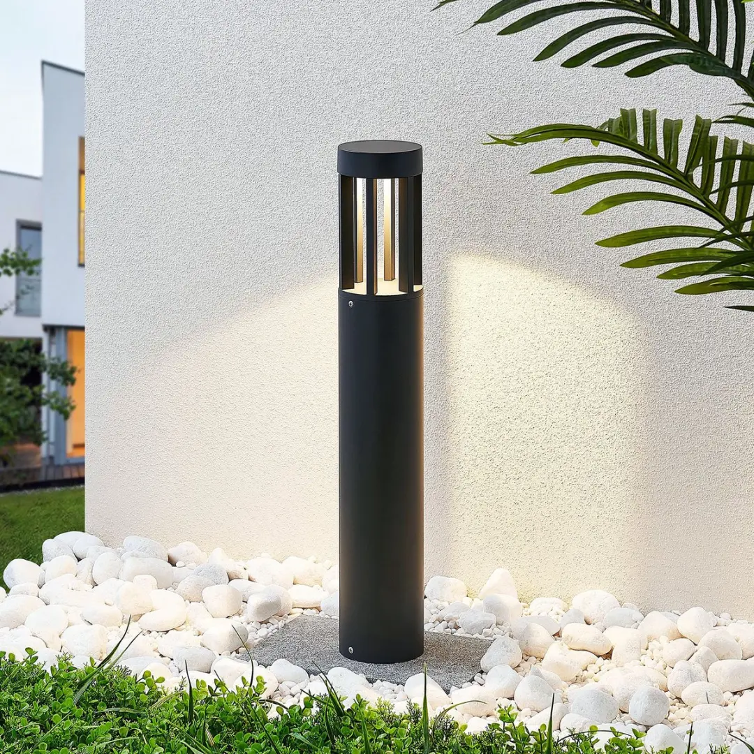 Lindby LED Buitenlamp 6.5W - Donkergrijs