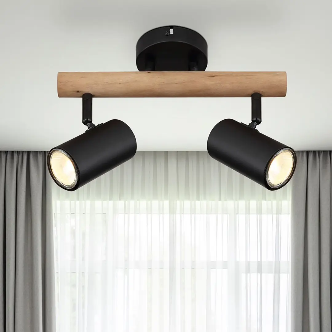 Globo Plafondlamp Eetkamer 2 Spots GU10