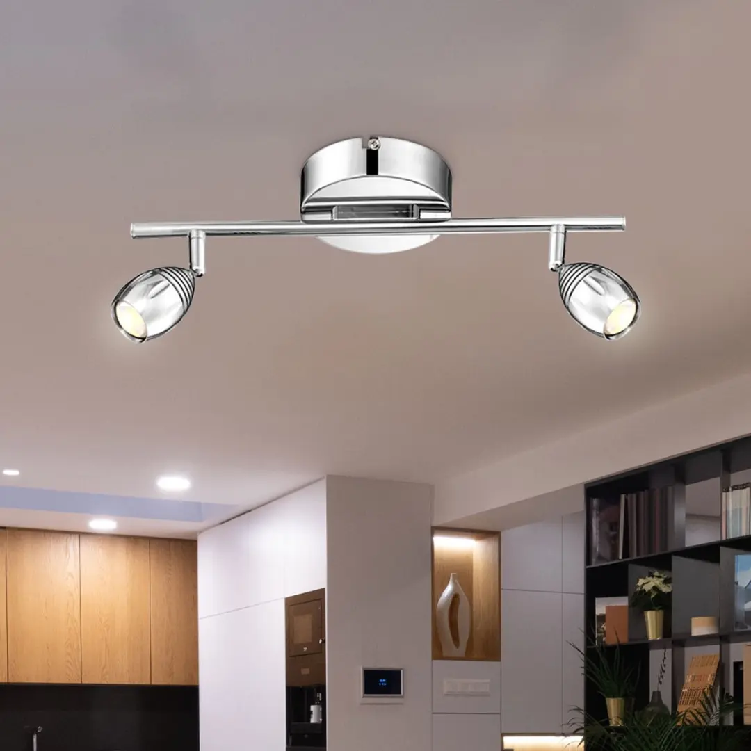 Globo Morelia LED Plafondlamp 5W - Zilver