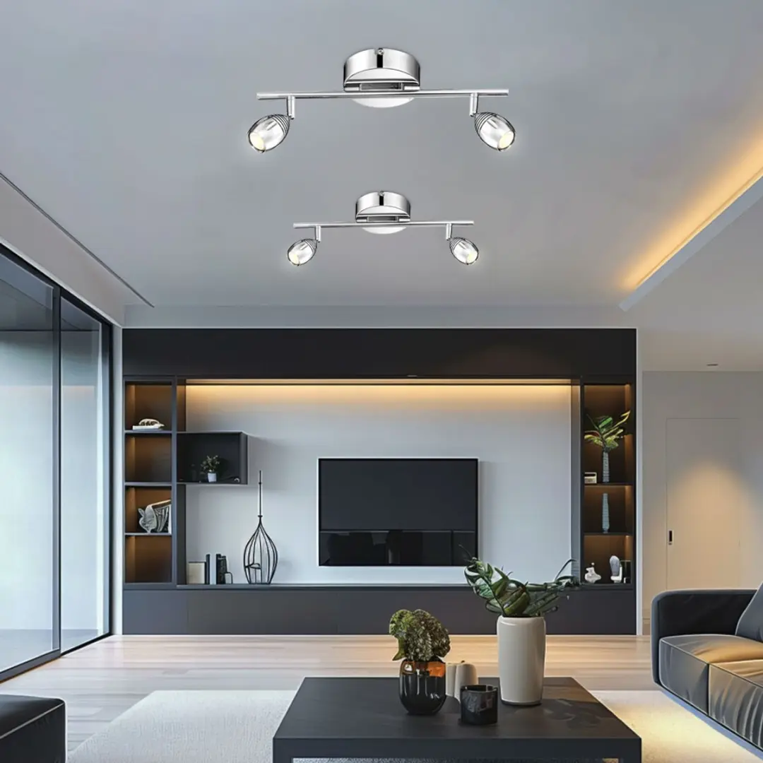 Globo Morelia LED Plafondlamp 5W - Zilver