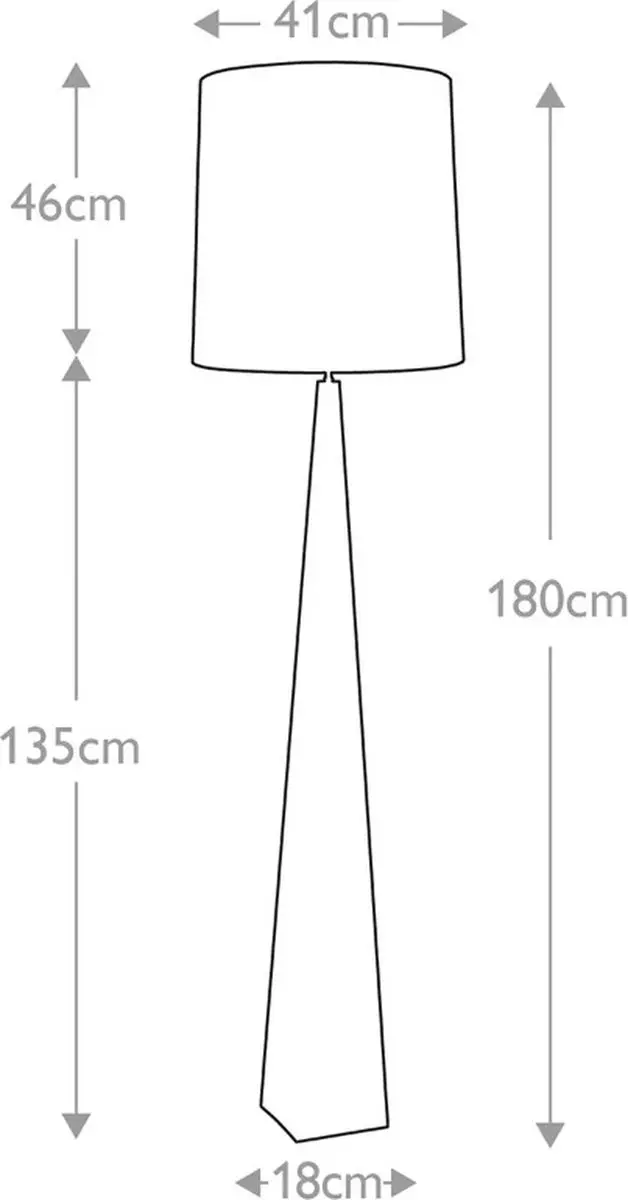 Elstead Lighting Ascent Staande LED Lamp - Polished Nickel - 60W