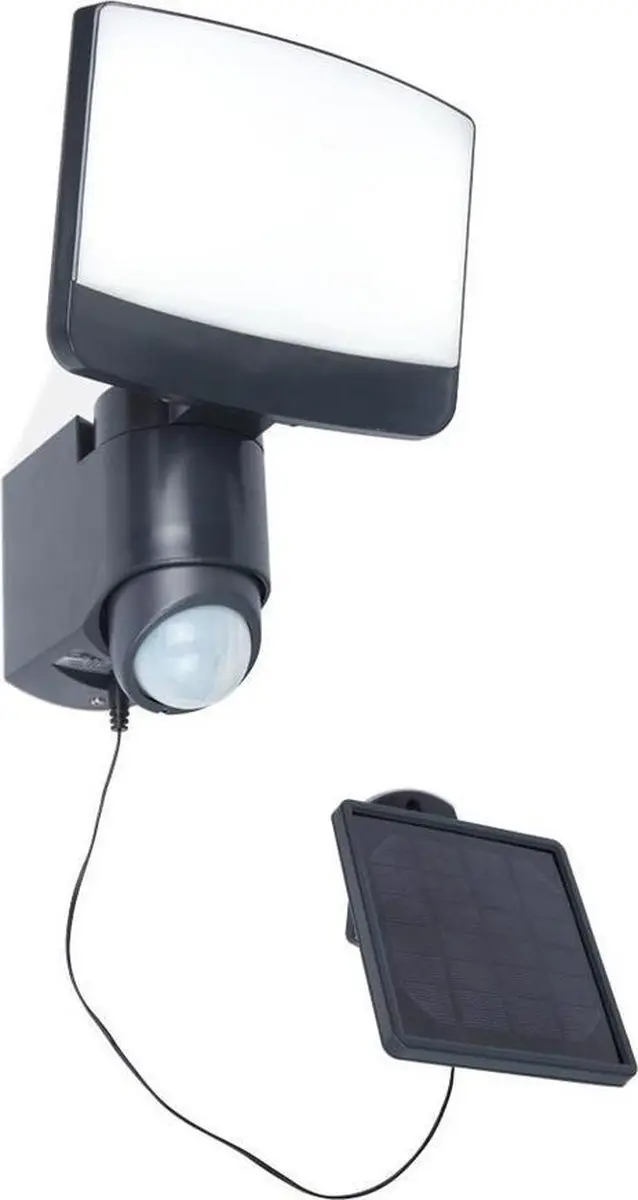 Lutec Sunshine LED Wandlamp Sensor Zonnepaneel 5000K