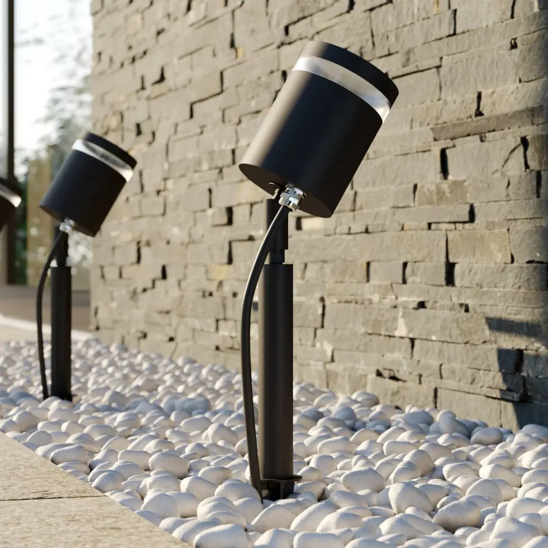 Lindby Buitenspot GU10 11W - Donkergrijs - 1 Stuk