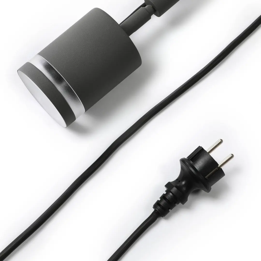 Lindby Buitenspot GU10 11W - Donkergrijs - 1 Stuk