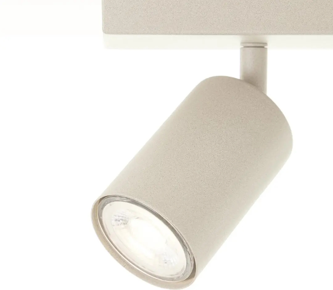 Brilliant Jello Plafondlamp LED GU10 2x5W - 3000K - Dimbaar - Champagne