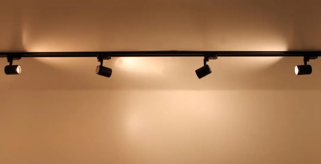 Searchlight Railverlichting 3m 5x GU10 Spots - Zwart