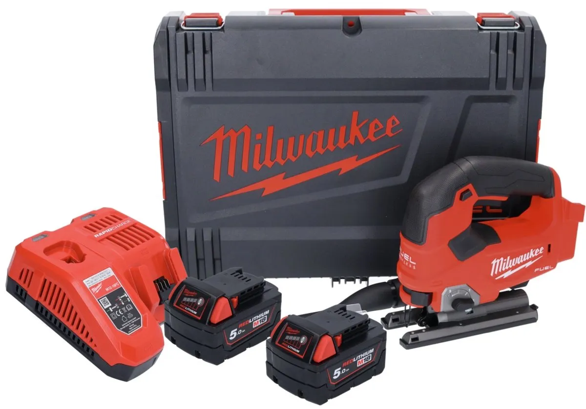 Milwaukee M18 FJS-502X Decoupeerzaag - 2x 5.0Ah accu - afbeelding 5 van 5