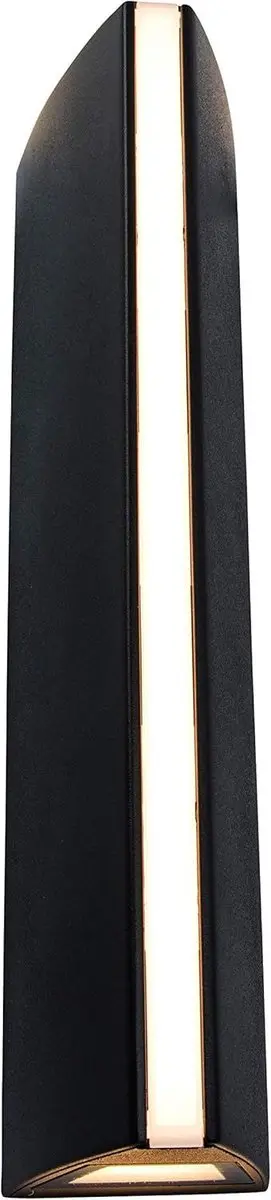 Lutec Leo LED Wandlamp 14.5W 3000K - Zwart