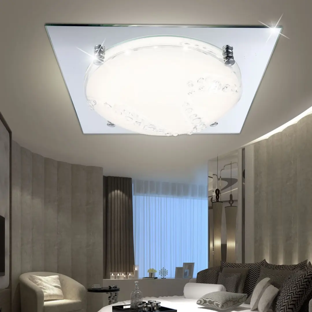 Globo 48254-12 Plafondlamp - 960 Lumen - Zilver