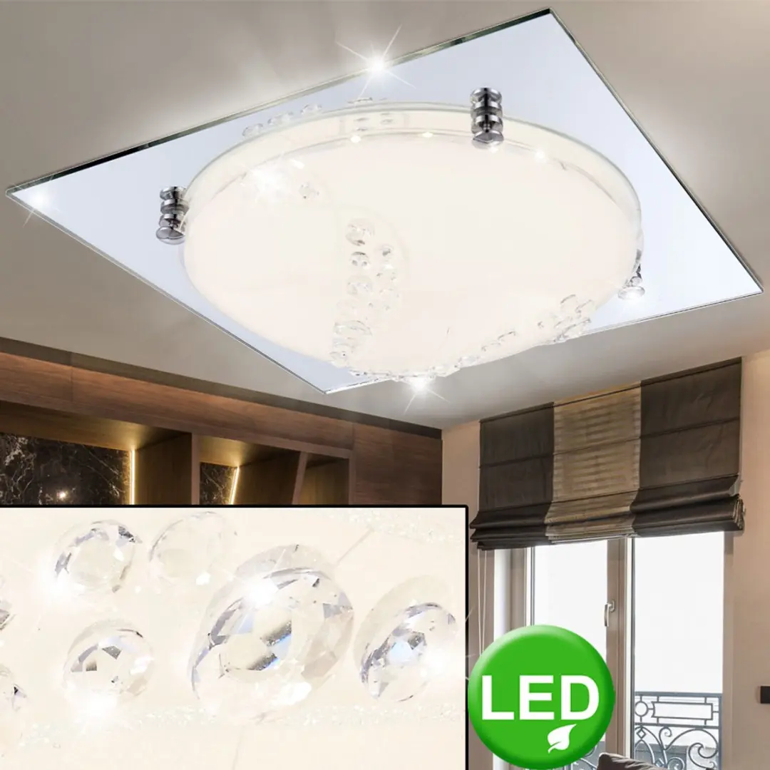Globo 48254-12 Plafondlamp - 960 Lumen - Zilver