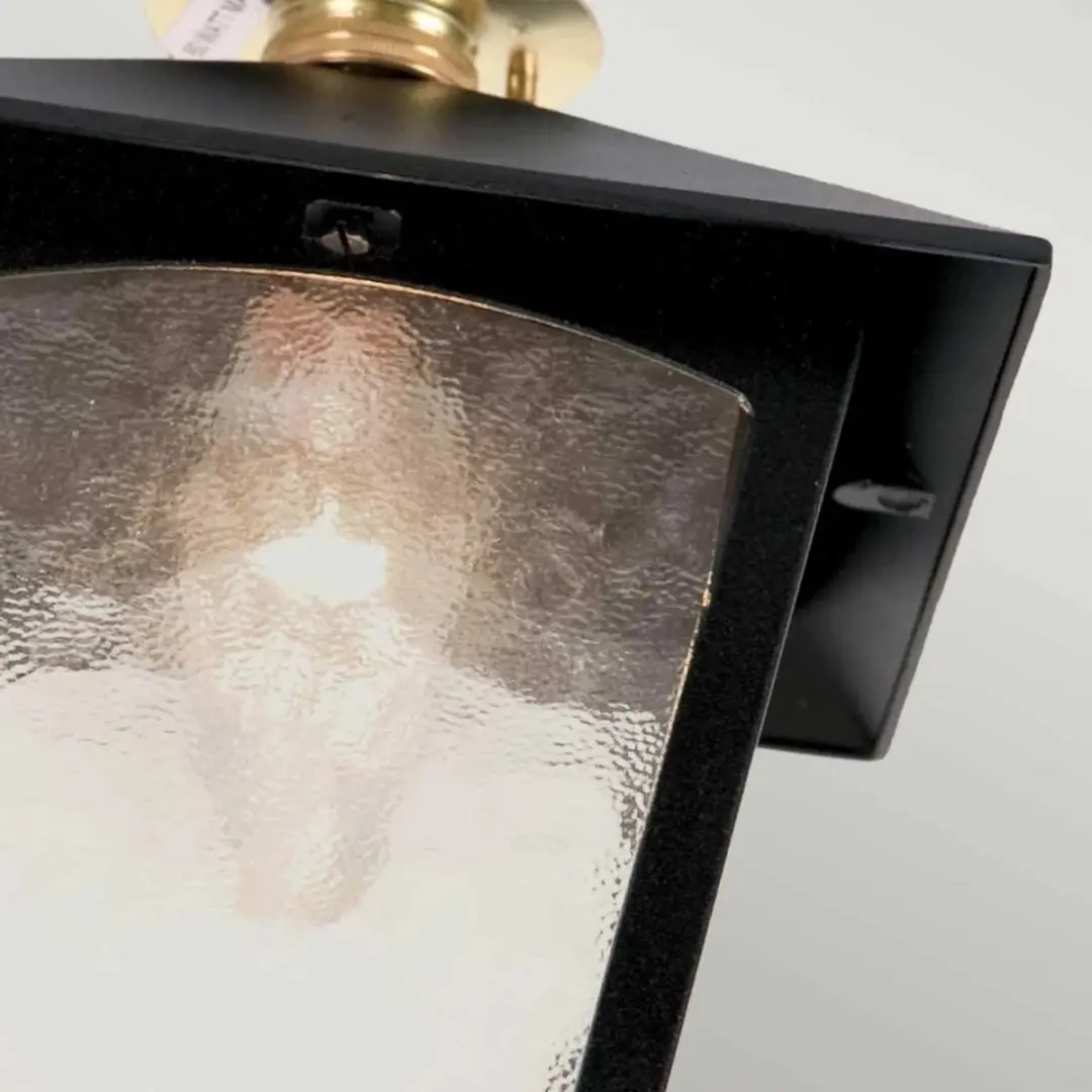 Elstead Lighting York LED Buitenlamp B22d 60W - Dimbaar - Zwart