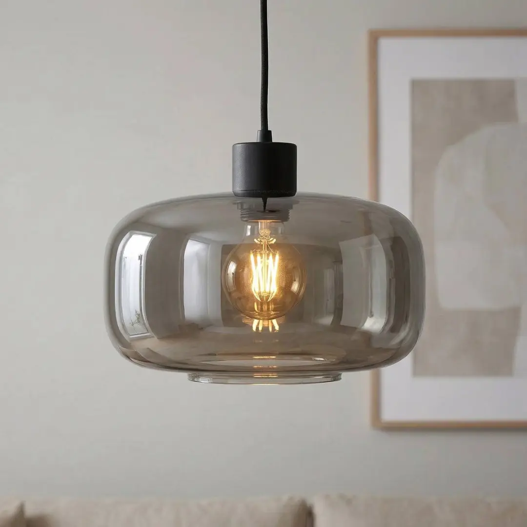 Lindby Hanglamp Glas 1 Licht