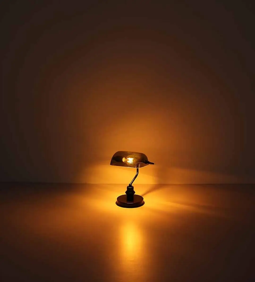 Globo Antique Bureaulamp Zwart - E27 - afbeelding 6 van 6
