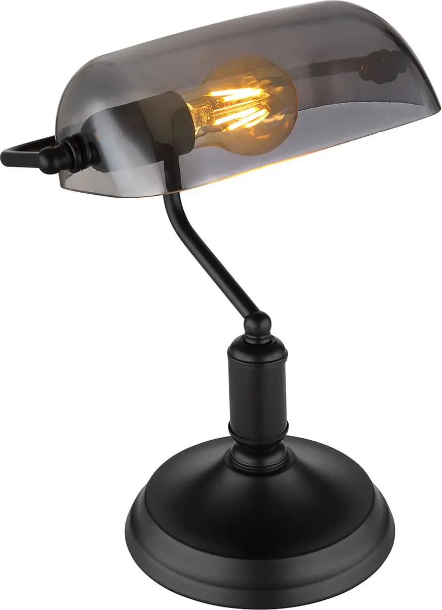 Globo Antique Bureaulamp Zwart