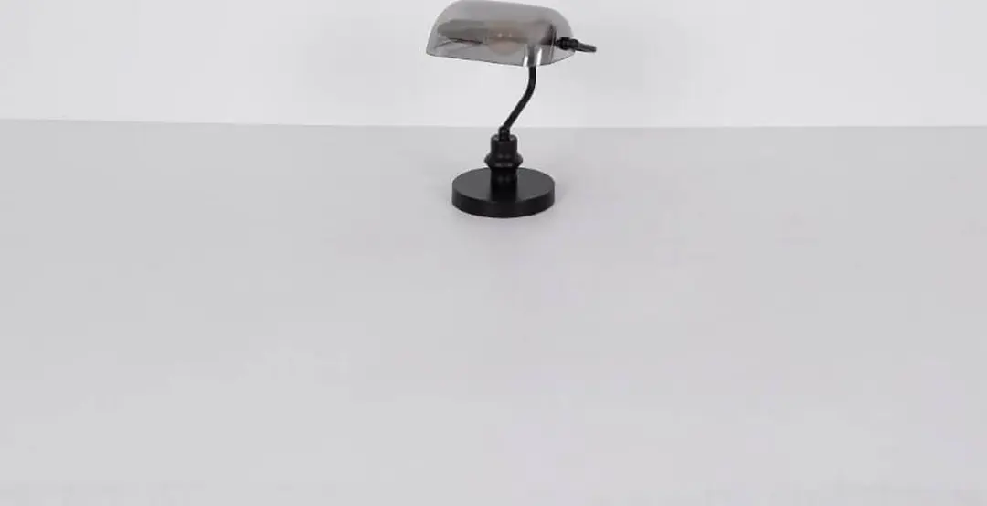 Globo Antique Bureaulamp Zwart - E27