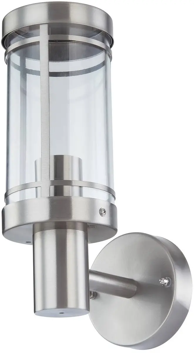 Lindby Wandlamp Buiten Roestvrij Staal 1 Licht E27