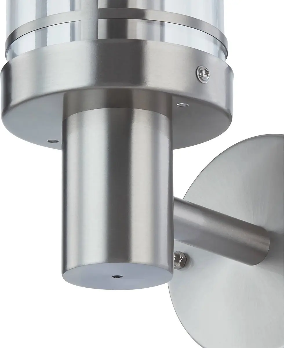 Lindby Wandlamp Buiten Roestvrij Staal 1 Licht E27