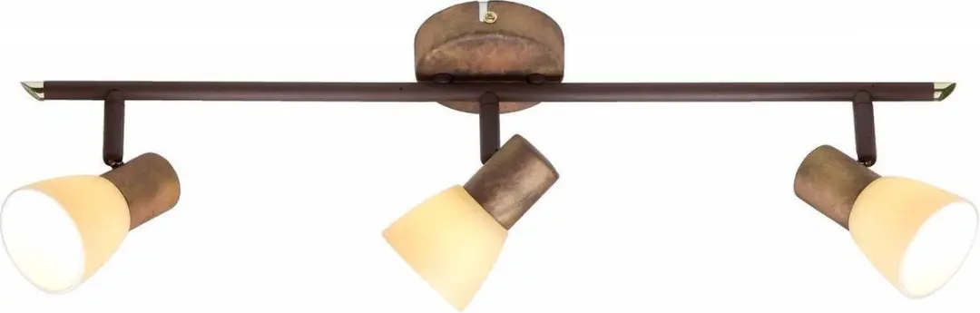 Brilliant LUCA Plafondlamp - 3 Lichtpunten - Koper