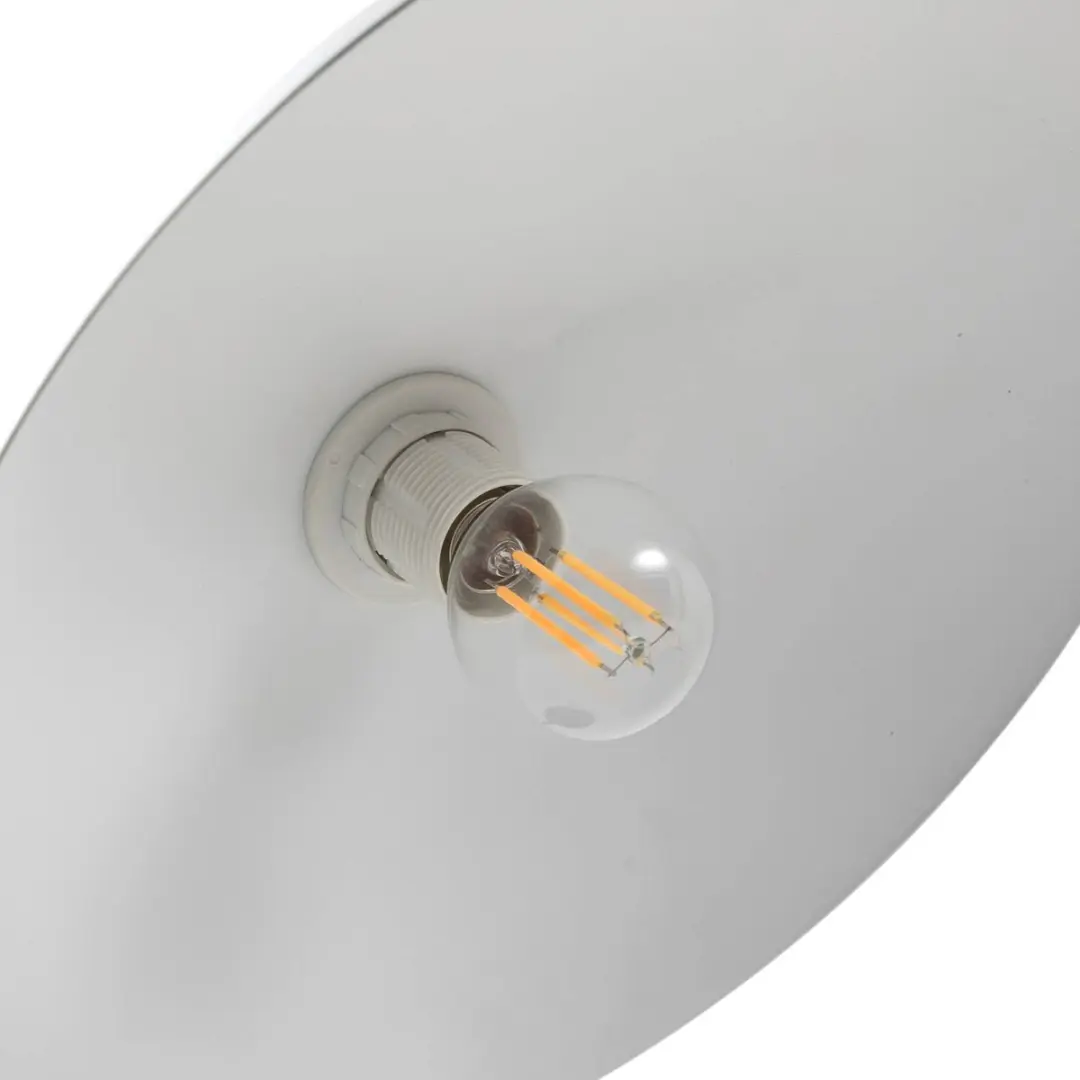 Lucande Tafellamp Metaal 1 Licht E14 - 42,75 cm - Blauw/Wit