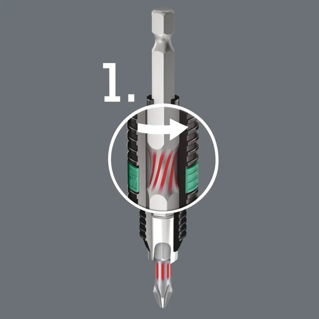 Wera 864/1 BTZ SIT Bits - Metaal - afbeelding 6 van 6