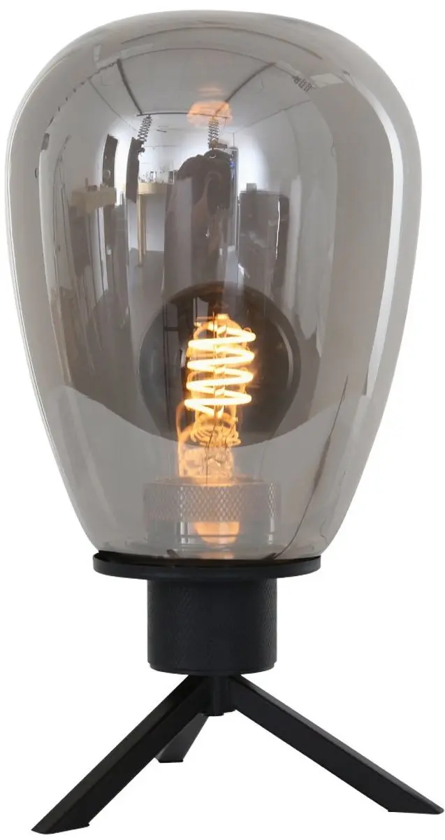 Steinhauer Reflexion 2682ZW Tafellamp - Zwart - 28cm