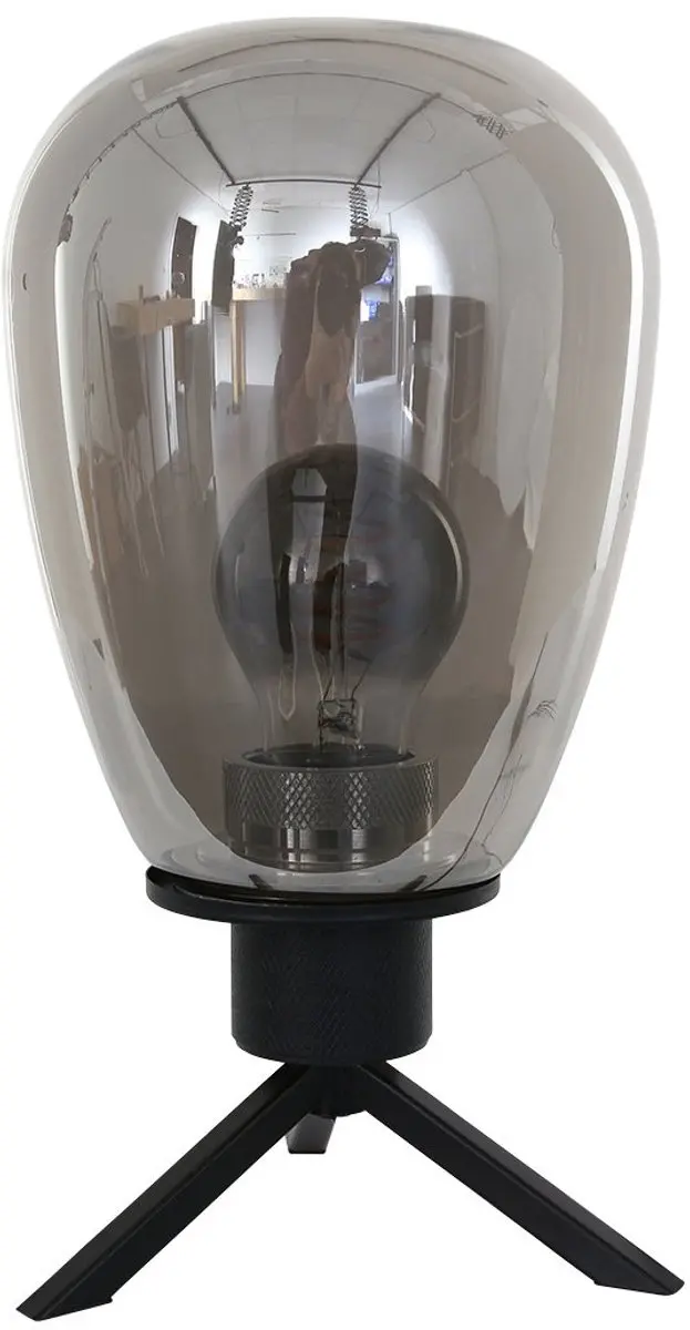 Steinhauer Reflexion 2682ZW Tafellamp - Zwart - 28cm