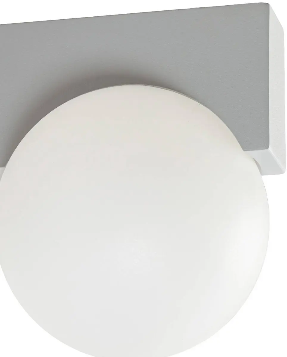 Lucande LED Wandlamp Buiten 1 Lichtpunt 12W - Lichtgrijs/Wit