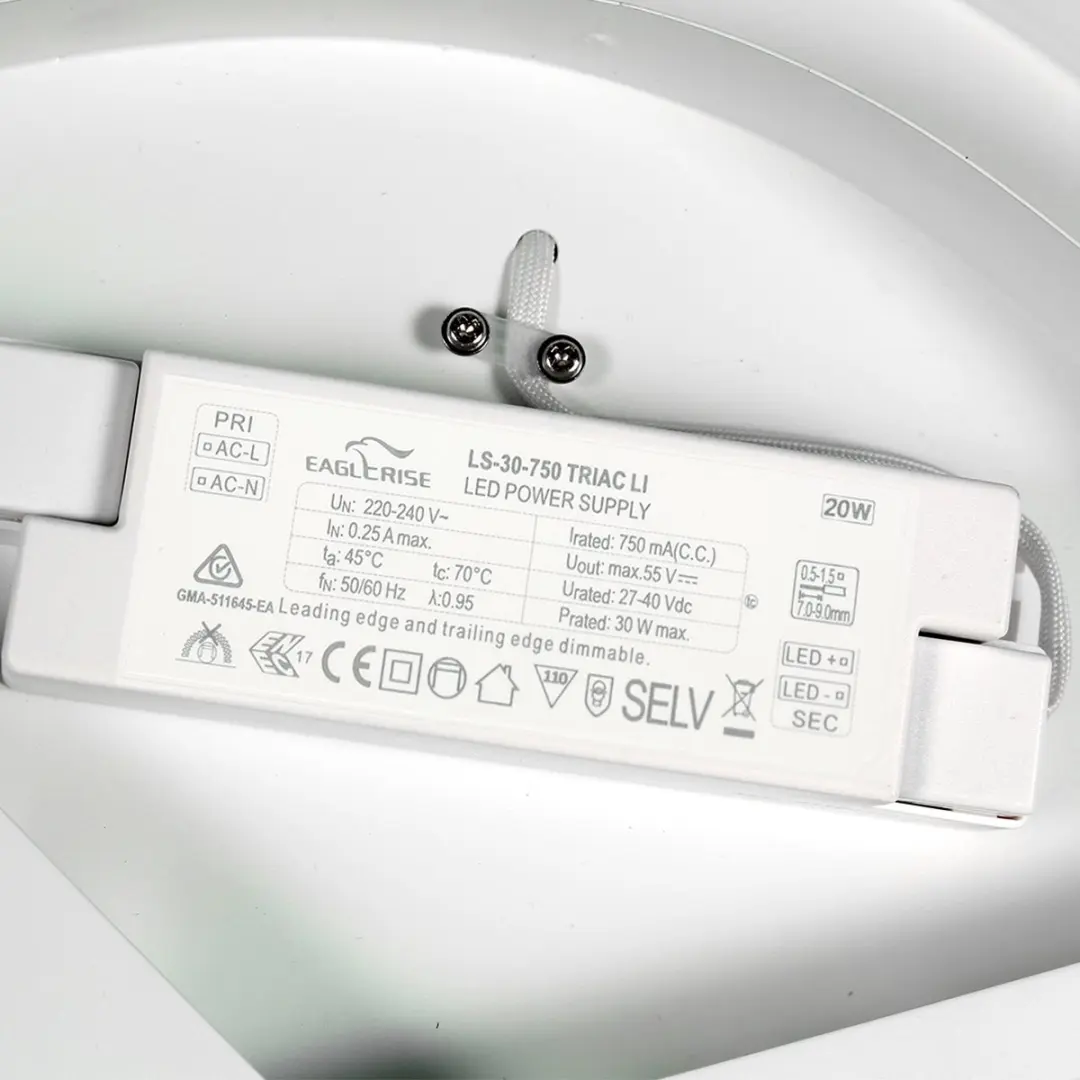 Steinhauer Plafonnier Flady 4367ST - 2x20W 2000 Lumen - Ø30cm Zilver