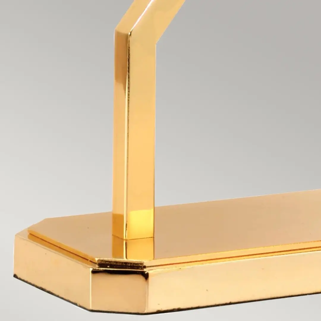 Elstead LED Tafellamp Cross - 1x E27 60W - Polished Gold