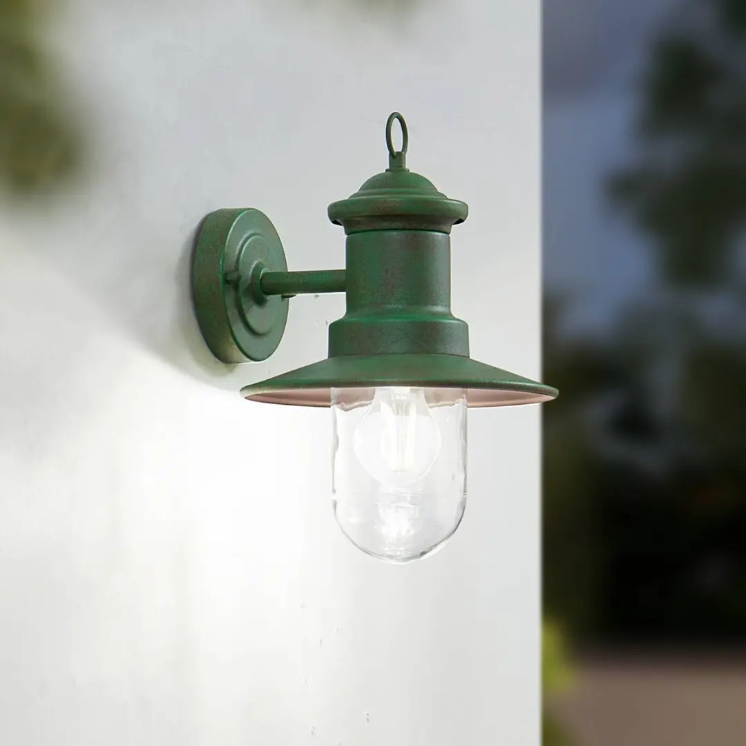 Lindby Wandlamp Buiten 1 Lichtpunt E27 - 15W - Groen