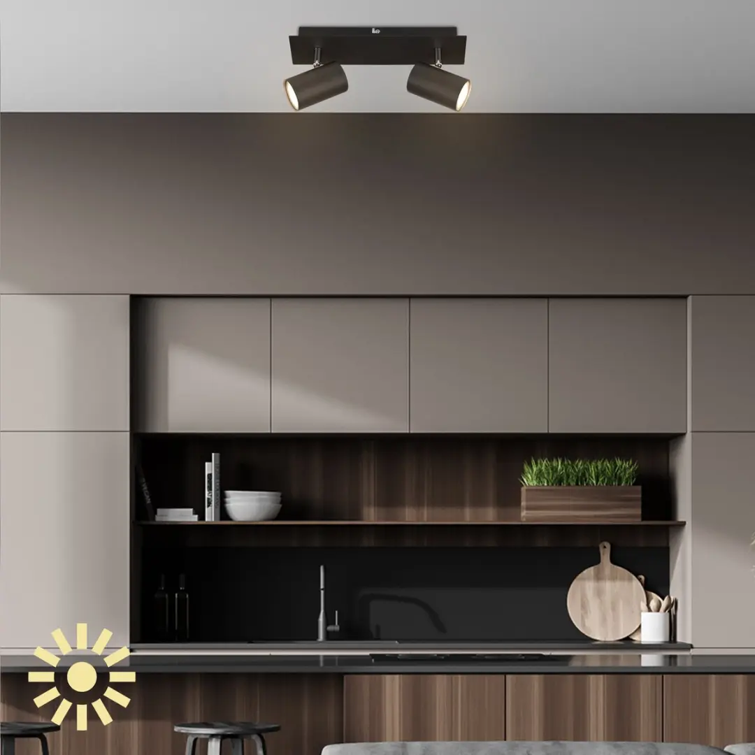 Briloner Ultra Efficient LED Lamp GU10 4,7W - 2 Stuks - Mat - Warm wit