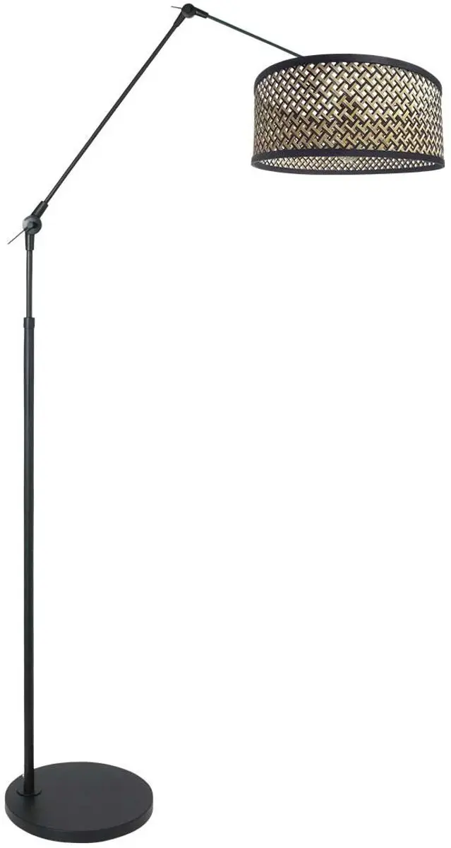 Steinhauer Prestige Chic 3792ZW Vloerlamp - Zwart - 40W
