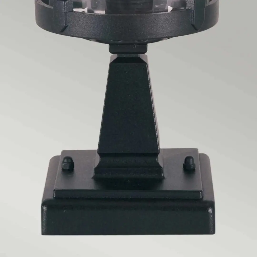 Elstead Mini LED Tuinpilaar Hereford E27 60W - Zwart