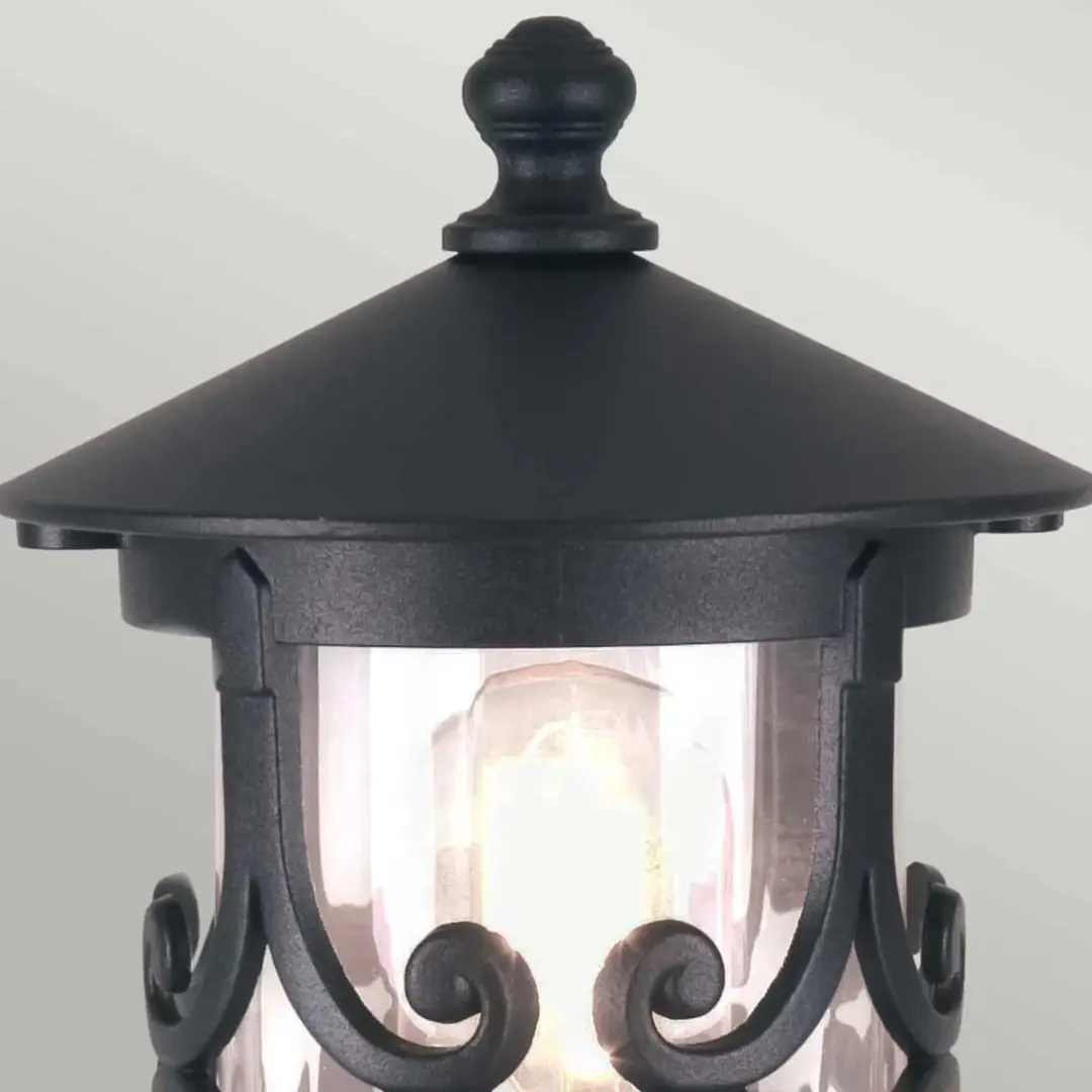 Elstead Mini LED Tuinpilaar Hereford E27 60W - Zwart