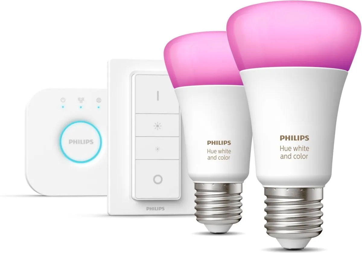 Philips Hue Starterpakket E27 White and Color Ambiance