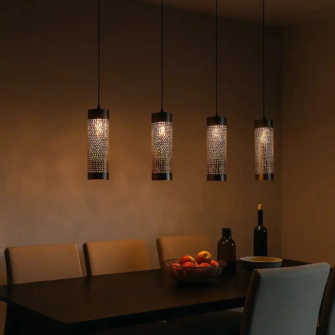 Freelight Forato 4 Hanglamp 120cm - Bruin/Zwart