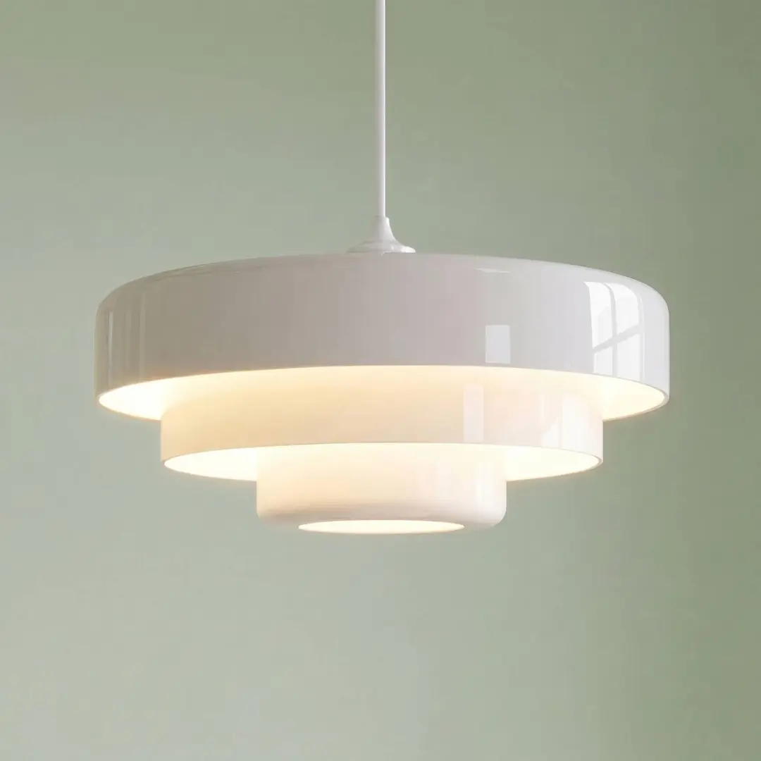 Lindby Hanglamp Metaal 1 Licht E27 - 27cm - Wit