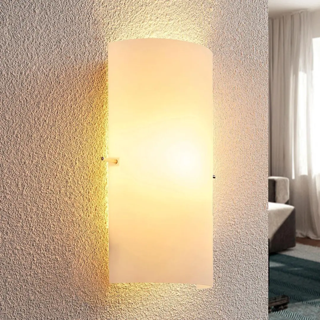 Lindby Wandlamp Glas Metaal 1 Licht E14