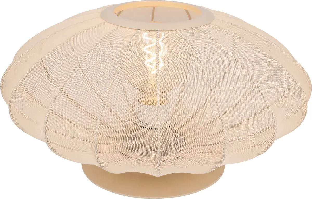 Lucide Corina Tafellamp Ø40cm - Beige
