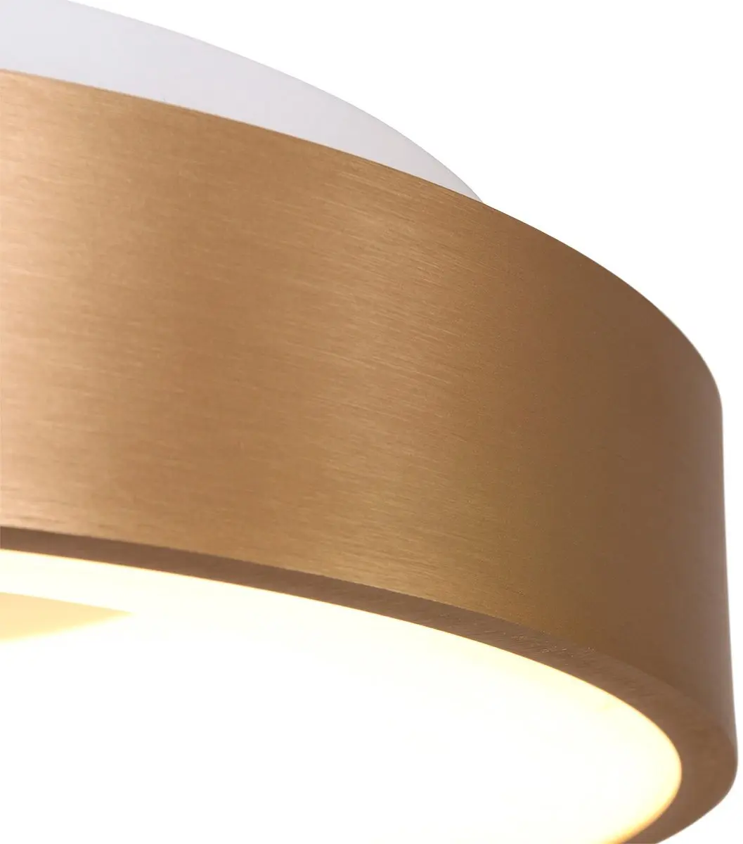 Steinhauer Plafonnier Ringlede 2563GO Ø48cm - Goud/Wit