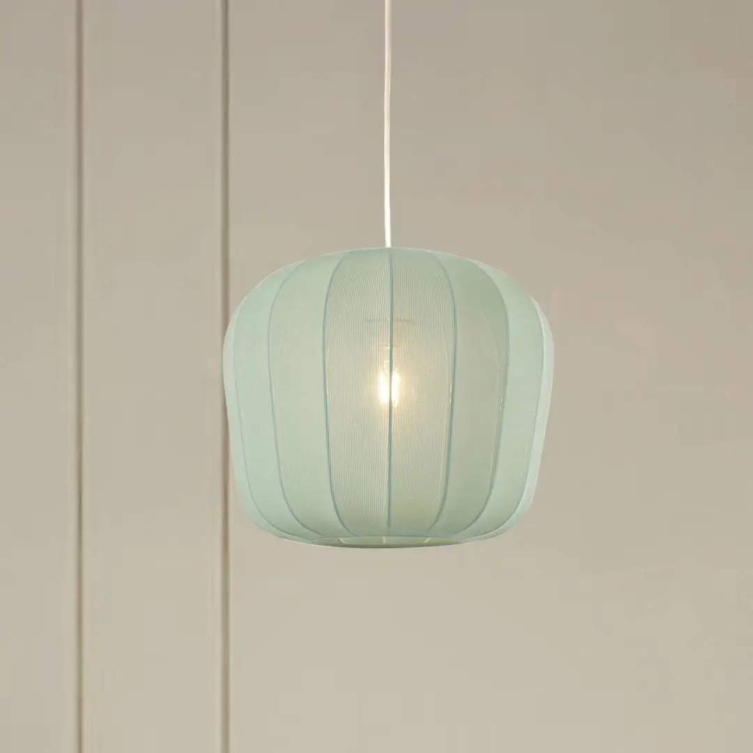 Lindby Hanglamp Stof 1 Licht E27