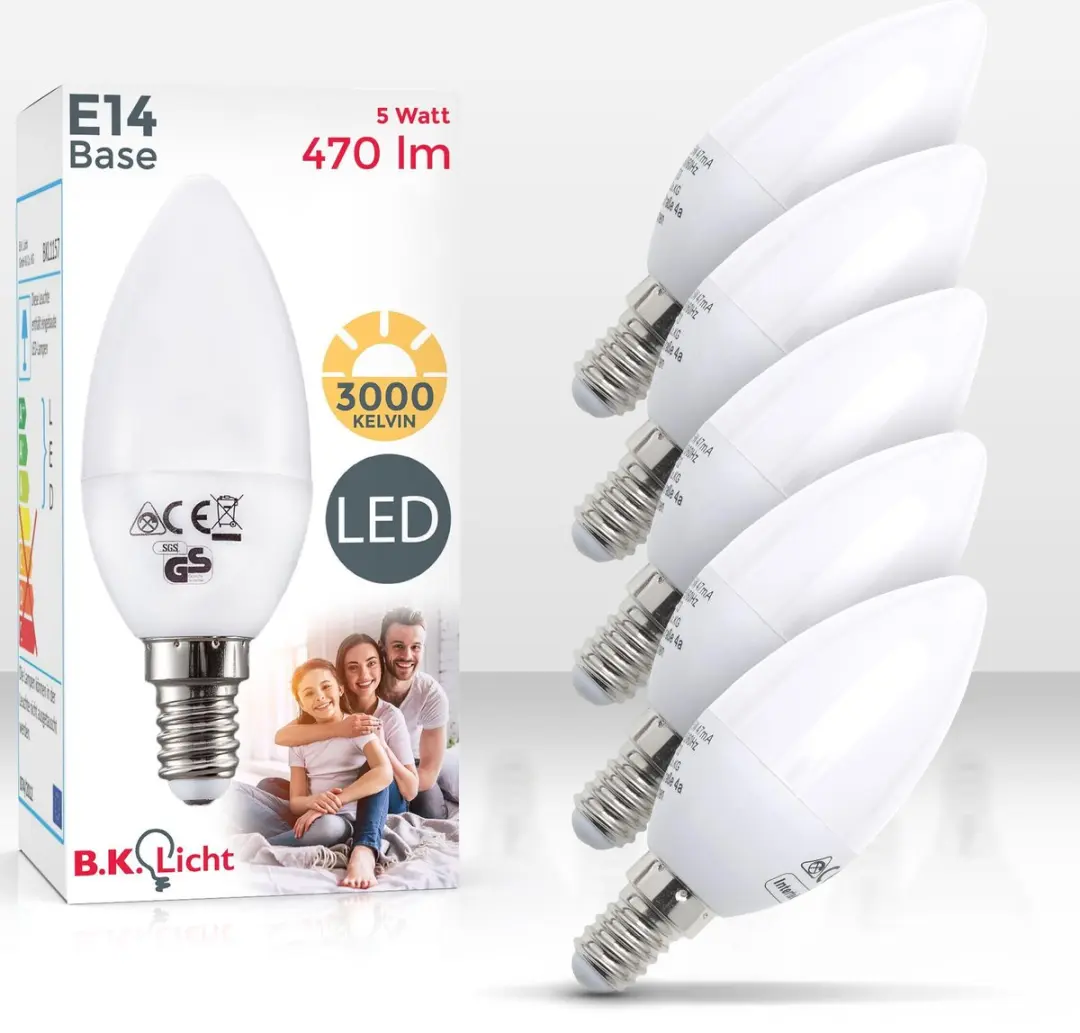 Briloner LED E14 5W Warm Wit Mat