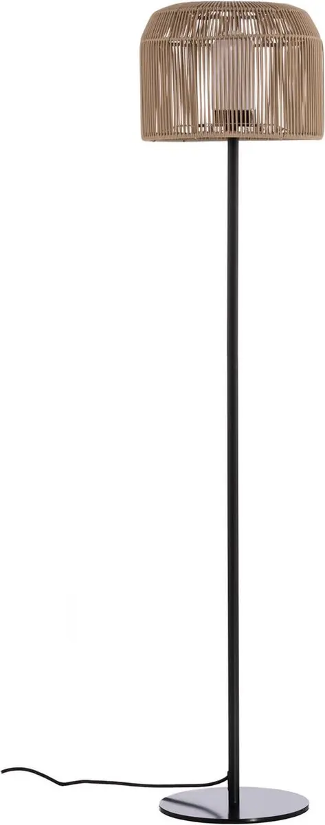 Lucande Terraslamp 1 Licht E27 - 158,5 cm - Kaki/Zwart