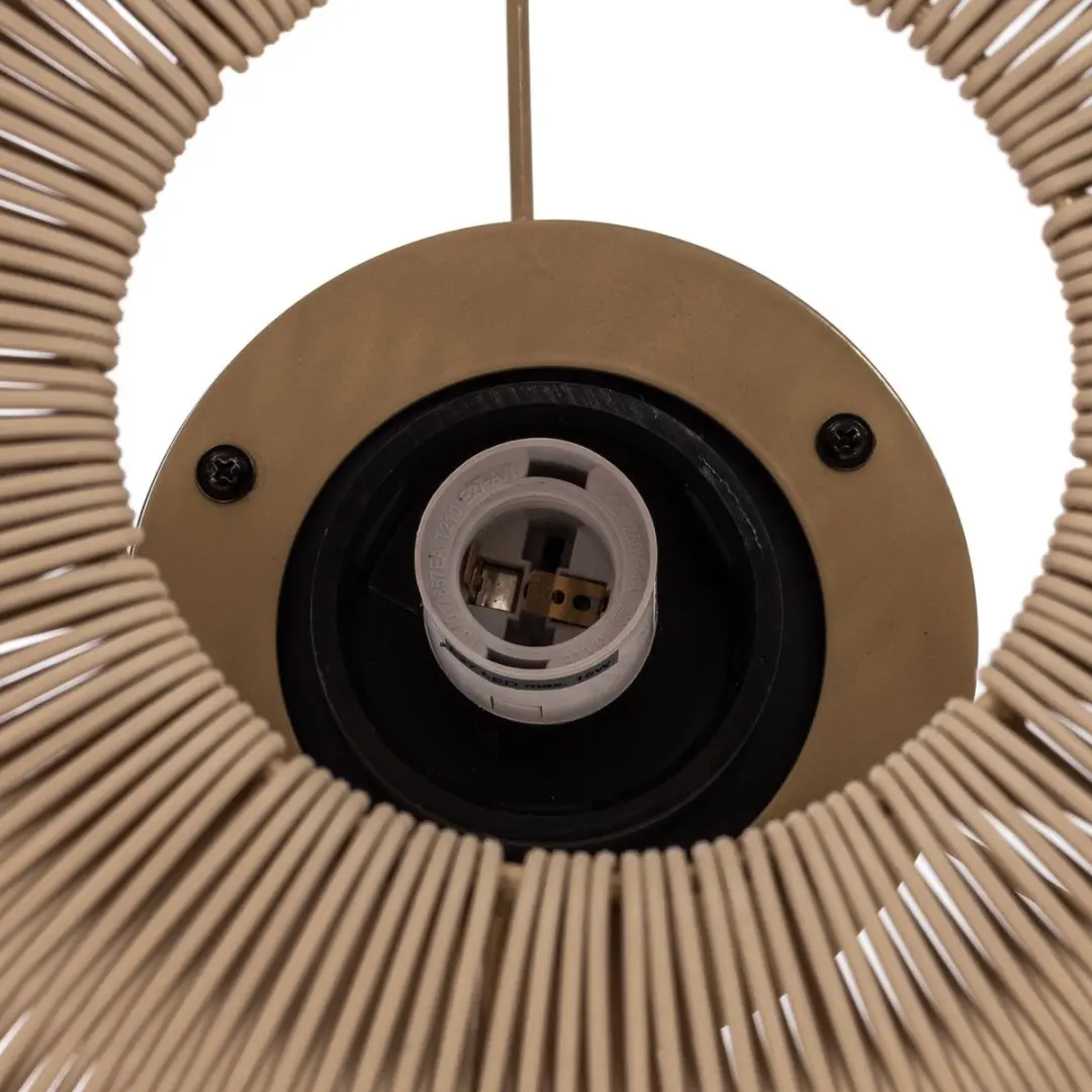 Lucande Terraslamp 1 Licht E27 - 158,5 cm - Kaki/Zwart